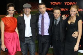 Ben Affleck, black suit, purple tie, The Town premiere, Blake Lively, Rebecca Hall, Jon Hamm, Jeremy Renner